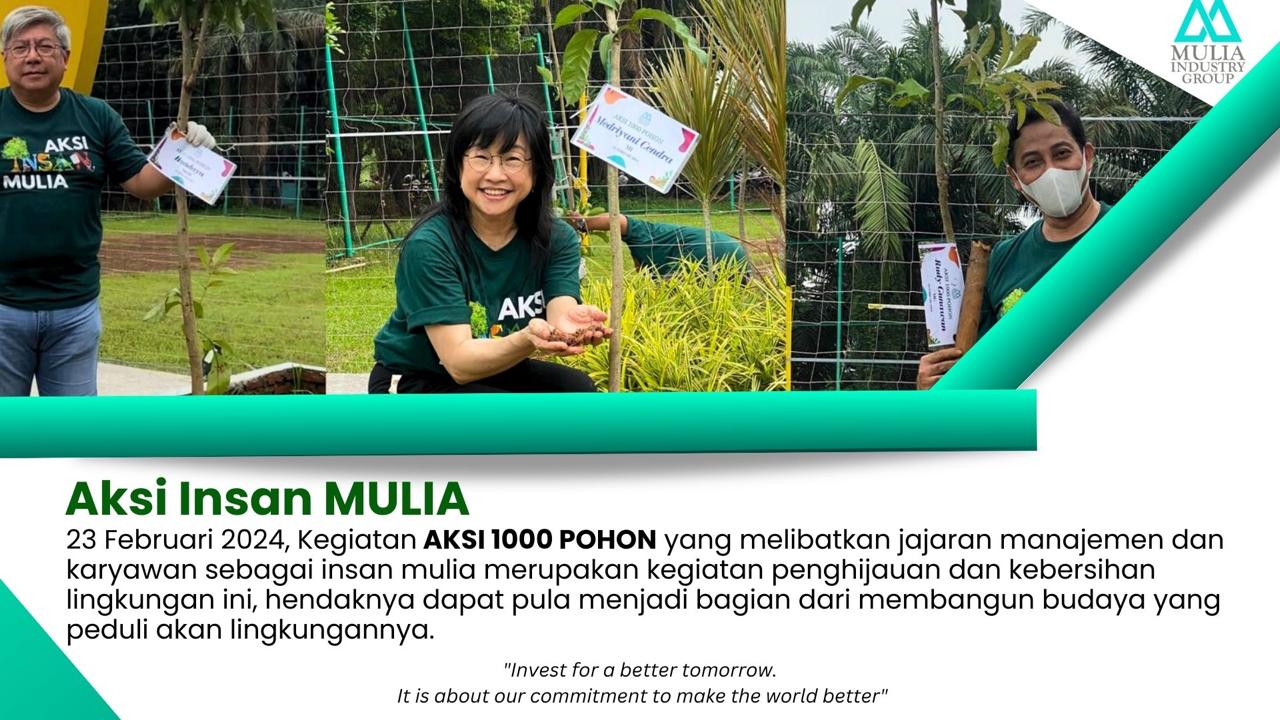 Aksi Insan MULIA: Aksi 1000 Pohon